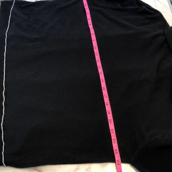 Label + Thread size M black light weight cardigan sweater layer work fall winter - Picture 12 of 13